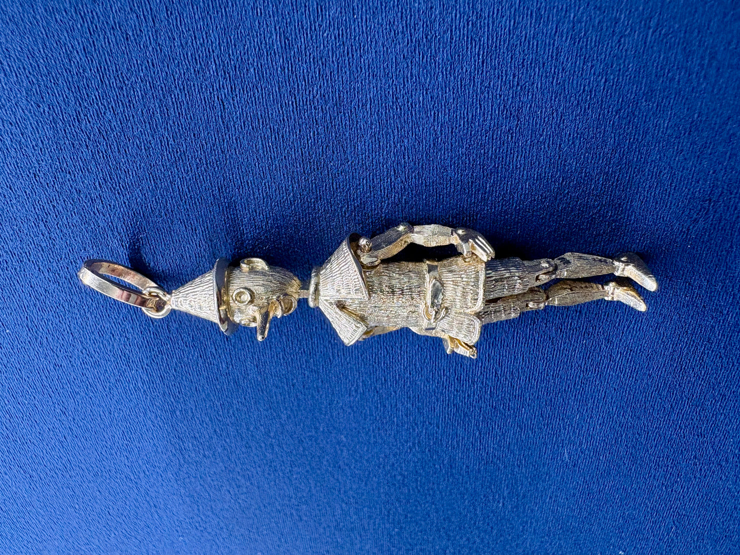 14K Gold Pinocchio Pendant