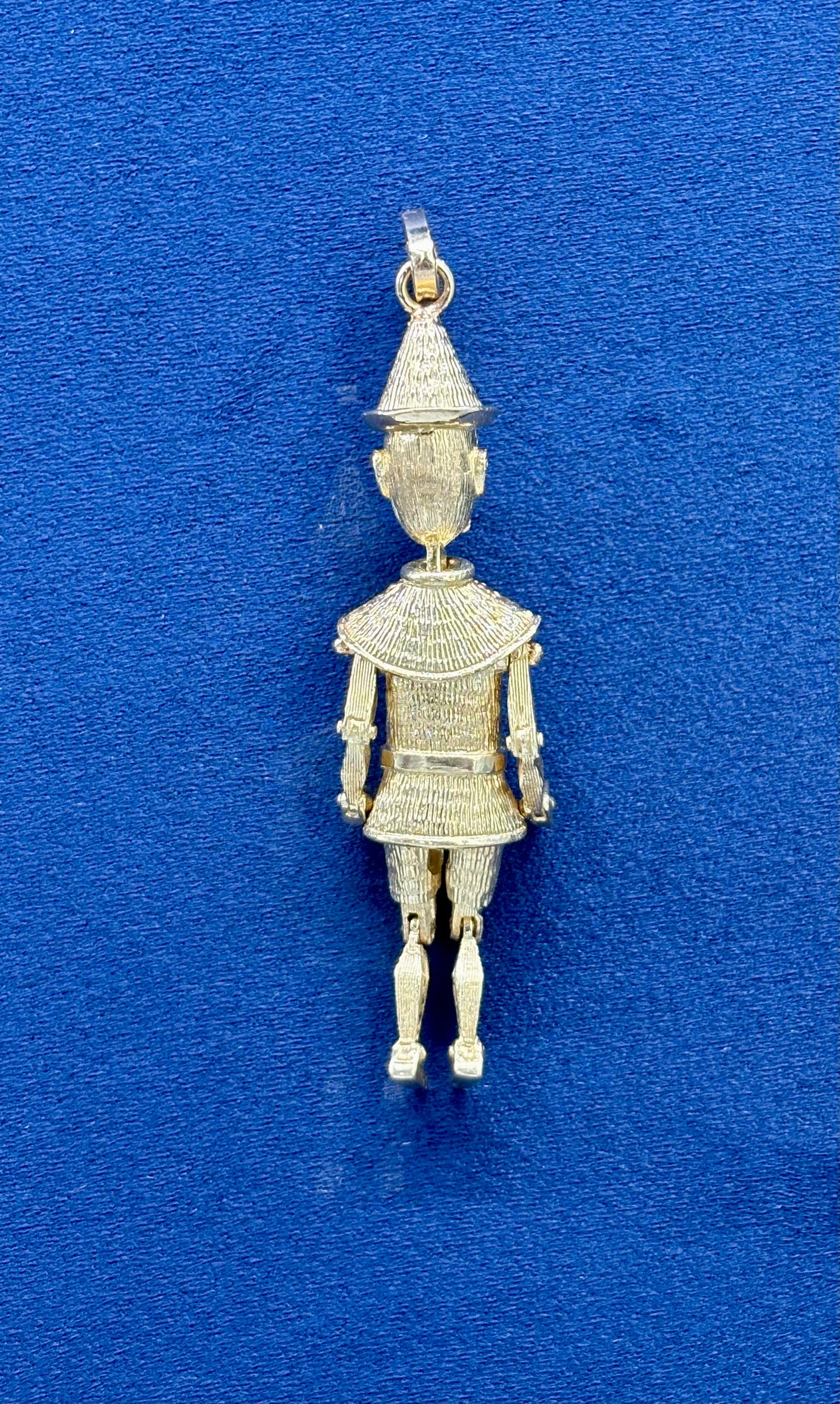 14K Gold Pinocchio Pendant