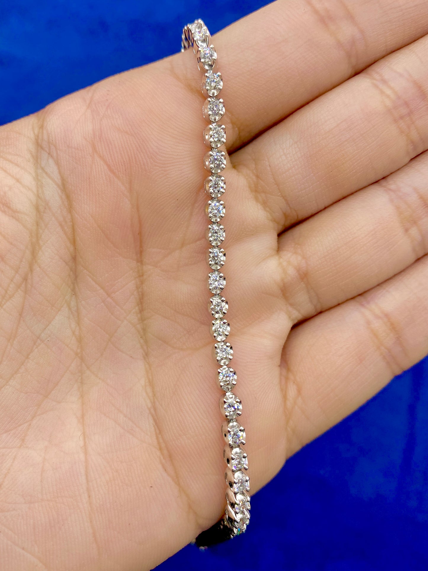 10K Dazzling Diamond Tennis Bracelet