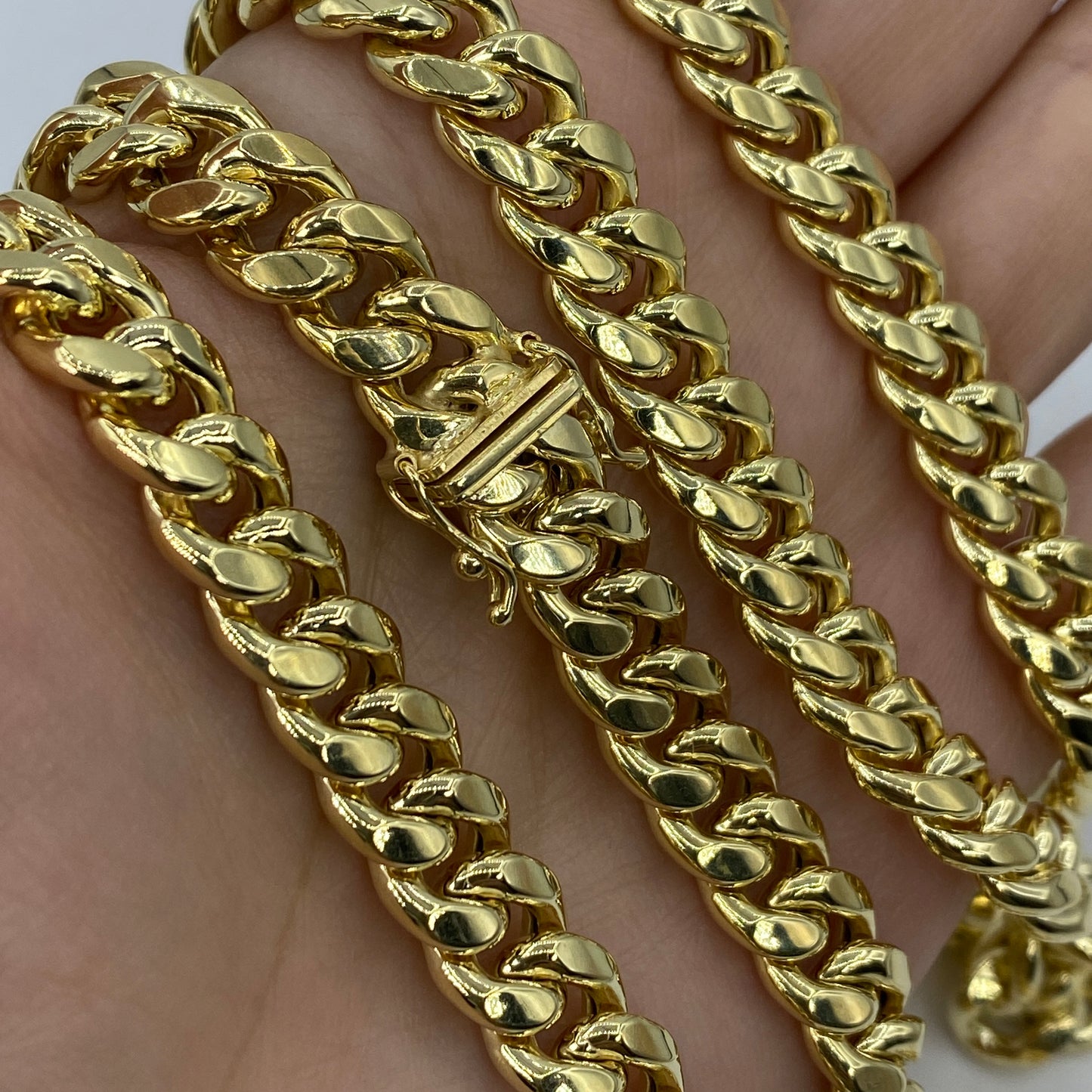 10K 9MM Miami Cuban Link Chain 20-24"