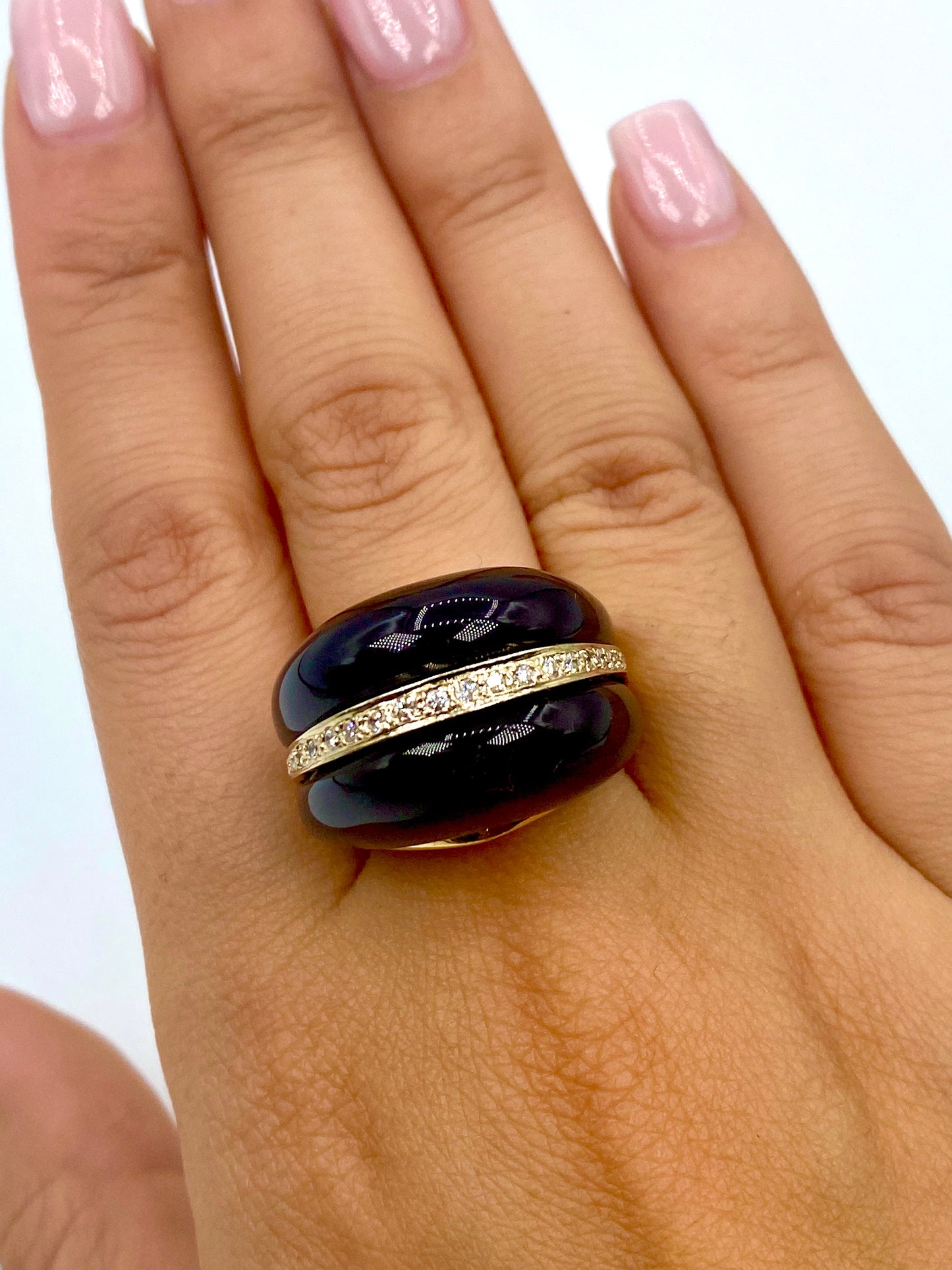 14K Gold & Diamond 3D Ring