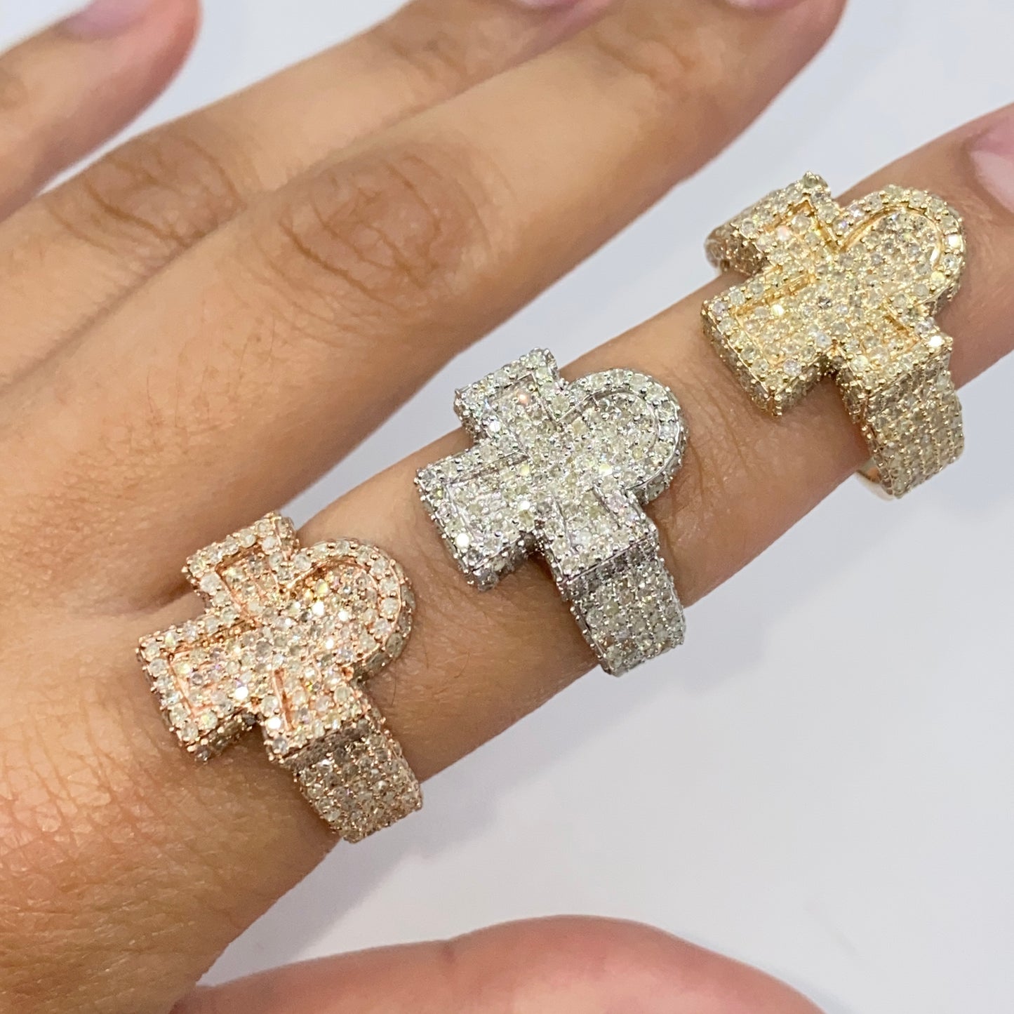 14K Ankh Diamond Ring