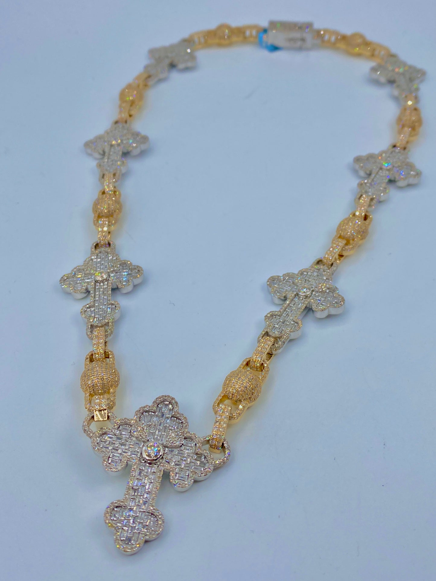 Jumbo Baguette Cross Chain