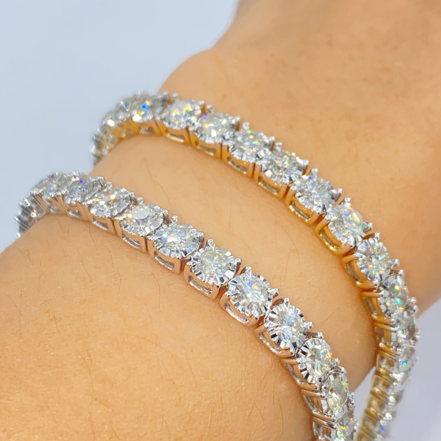 14K Tennis Bracelet 7"