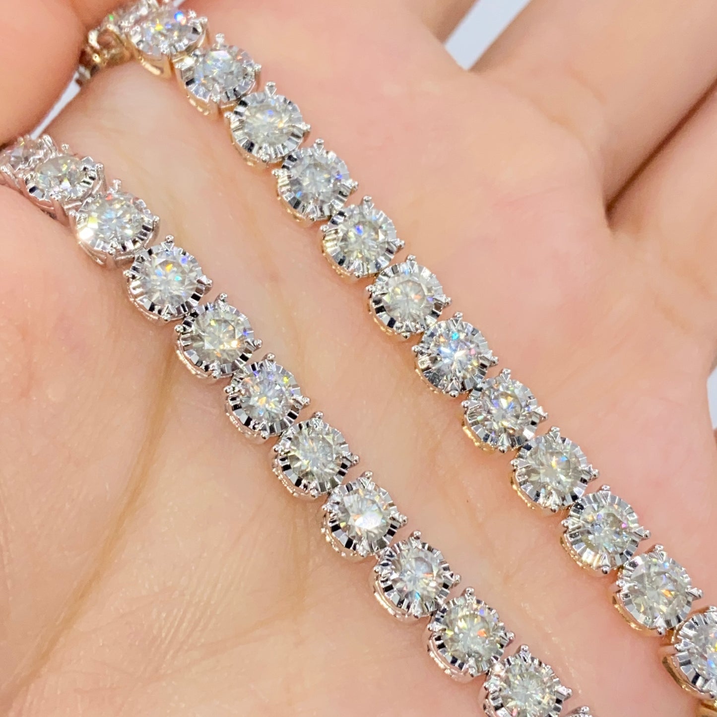 14K Tennis Bracelet 7"