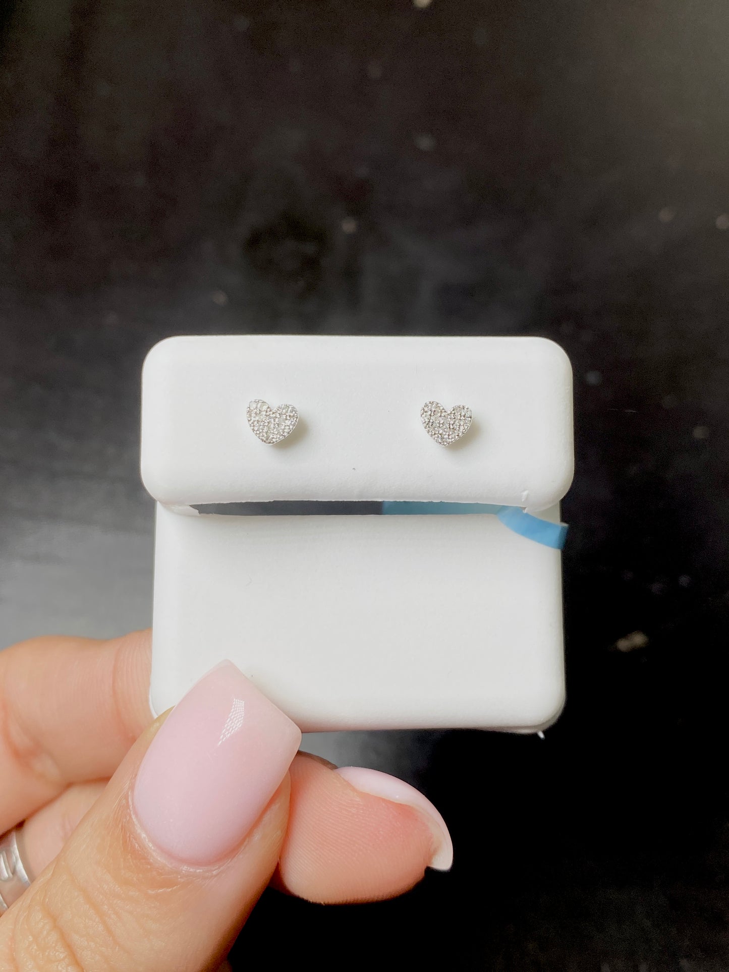 10K Festive Heart Earrings