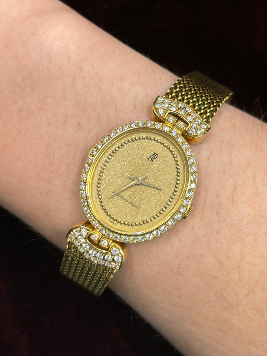 Audemars Piguet 18K Vintage Ladies Diamond Watch