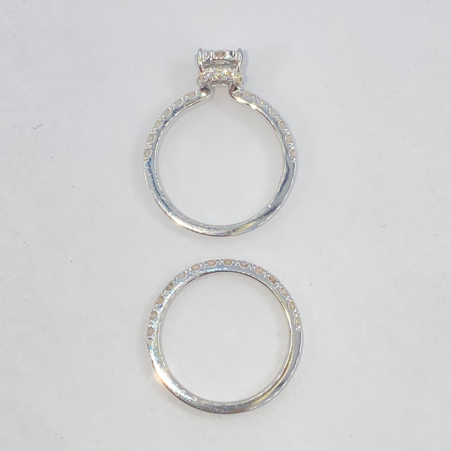 14K Barbie Circle Diamond Engagement Ring