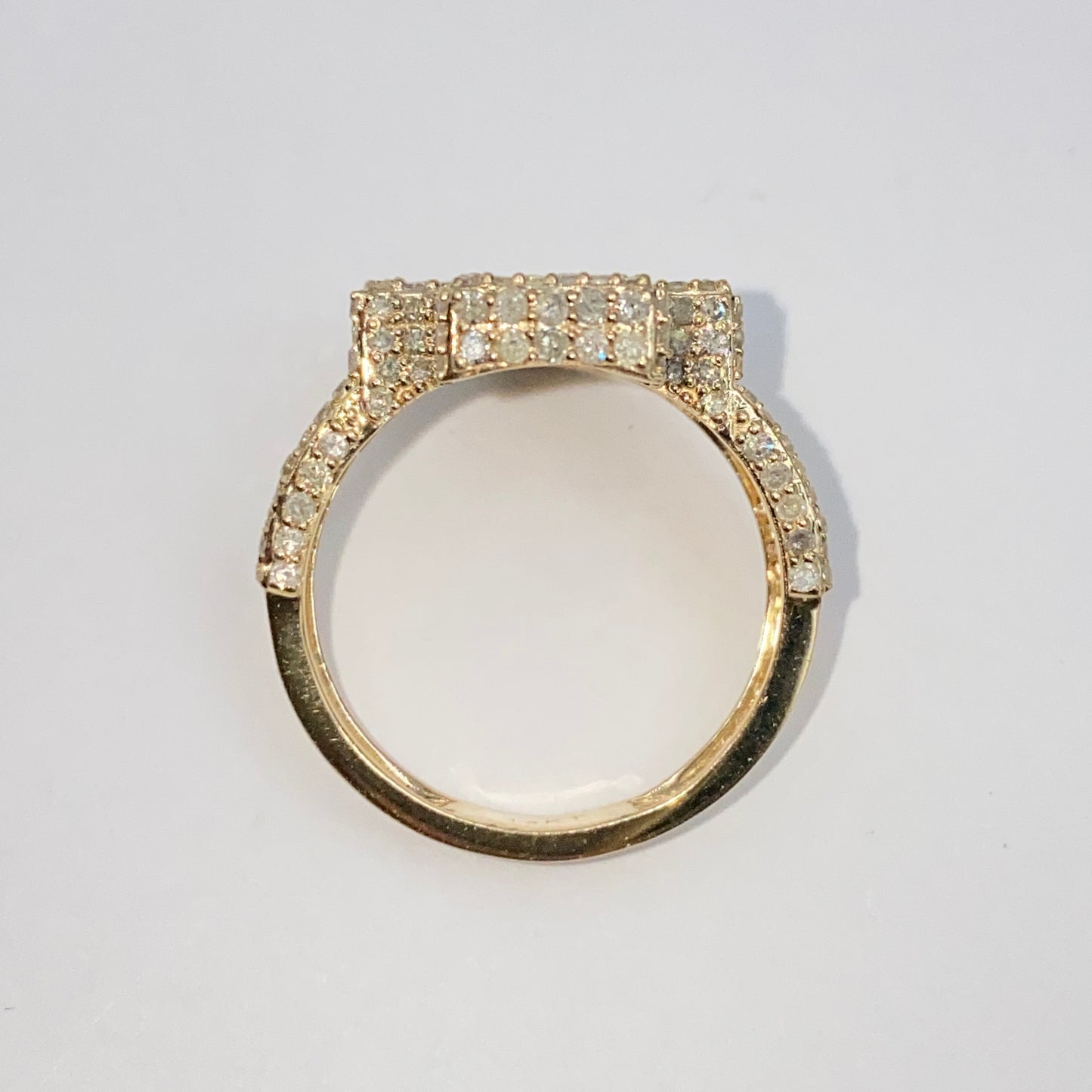 14K Ankh Diamond Ring