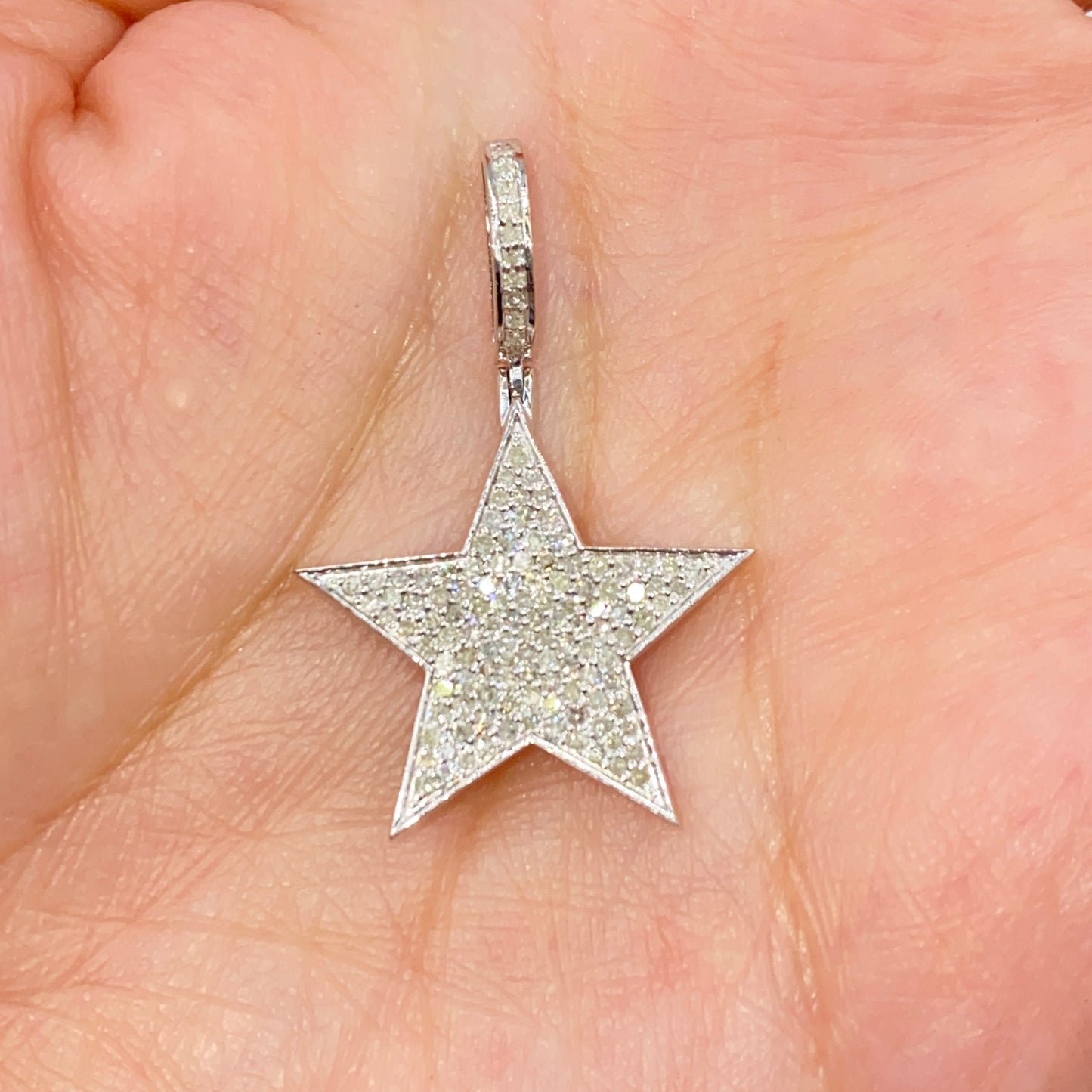 14K World Star Diamond Pendant