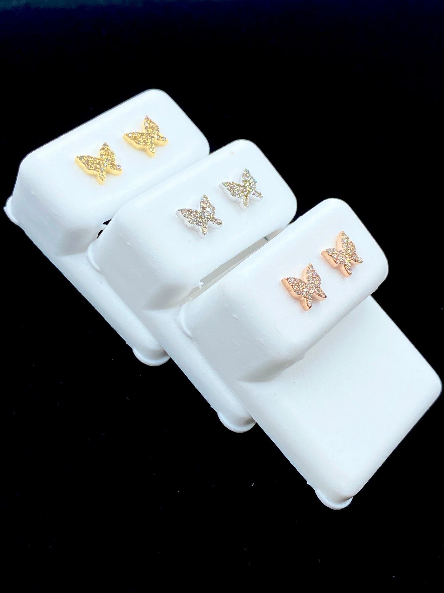 10K Butterfly Earrings