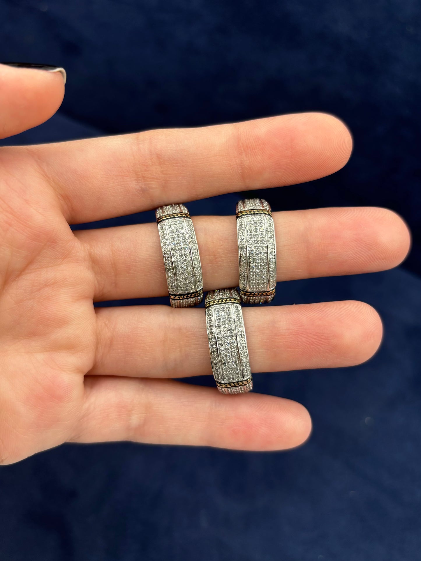 10K DIAMOND ARMOR RING BAND