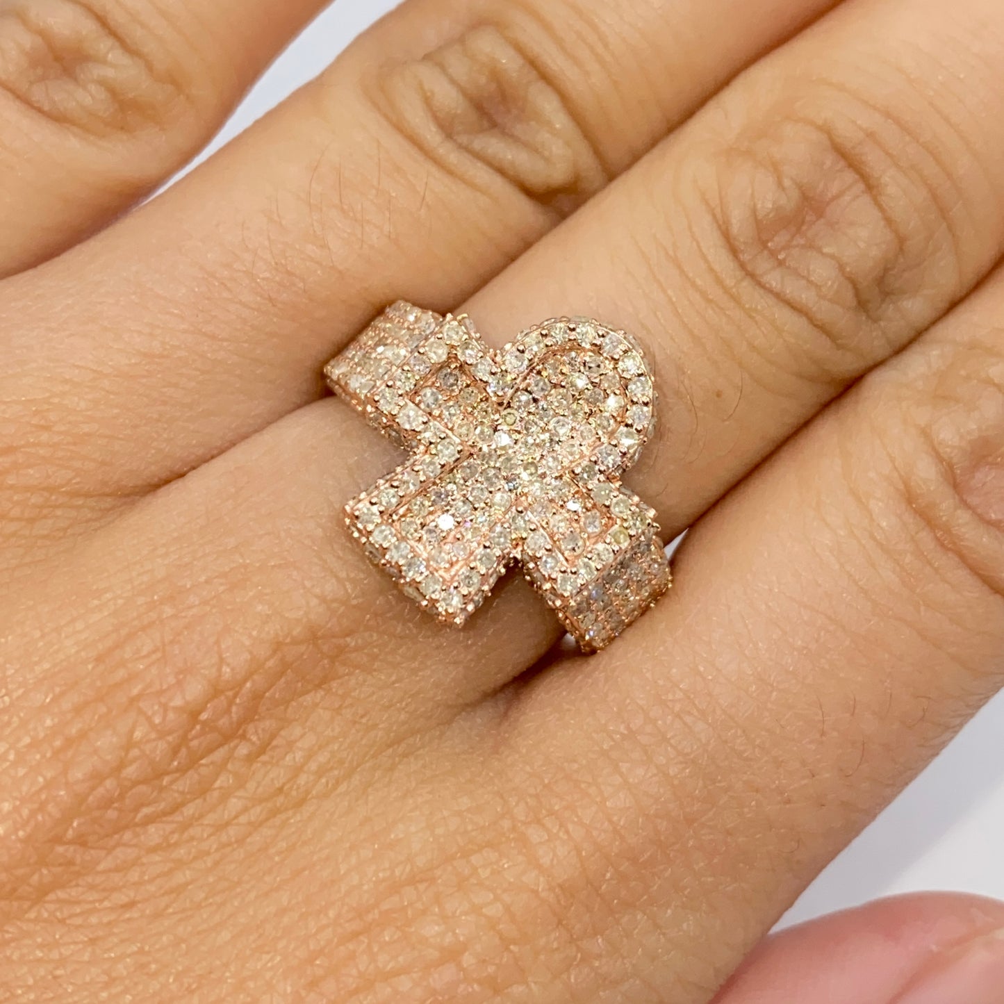 14K Ankh Diamond Ring