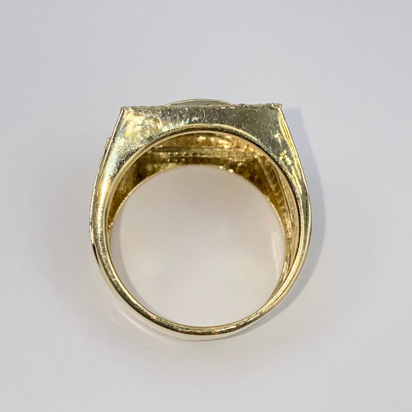 10K 17.9M Pave Diamond Ring