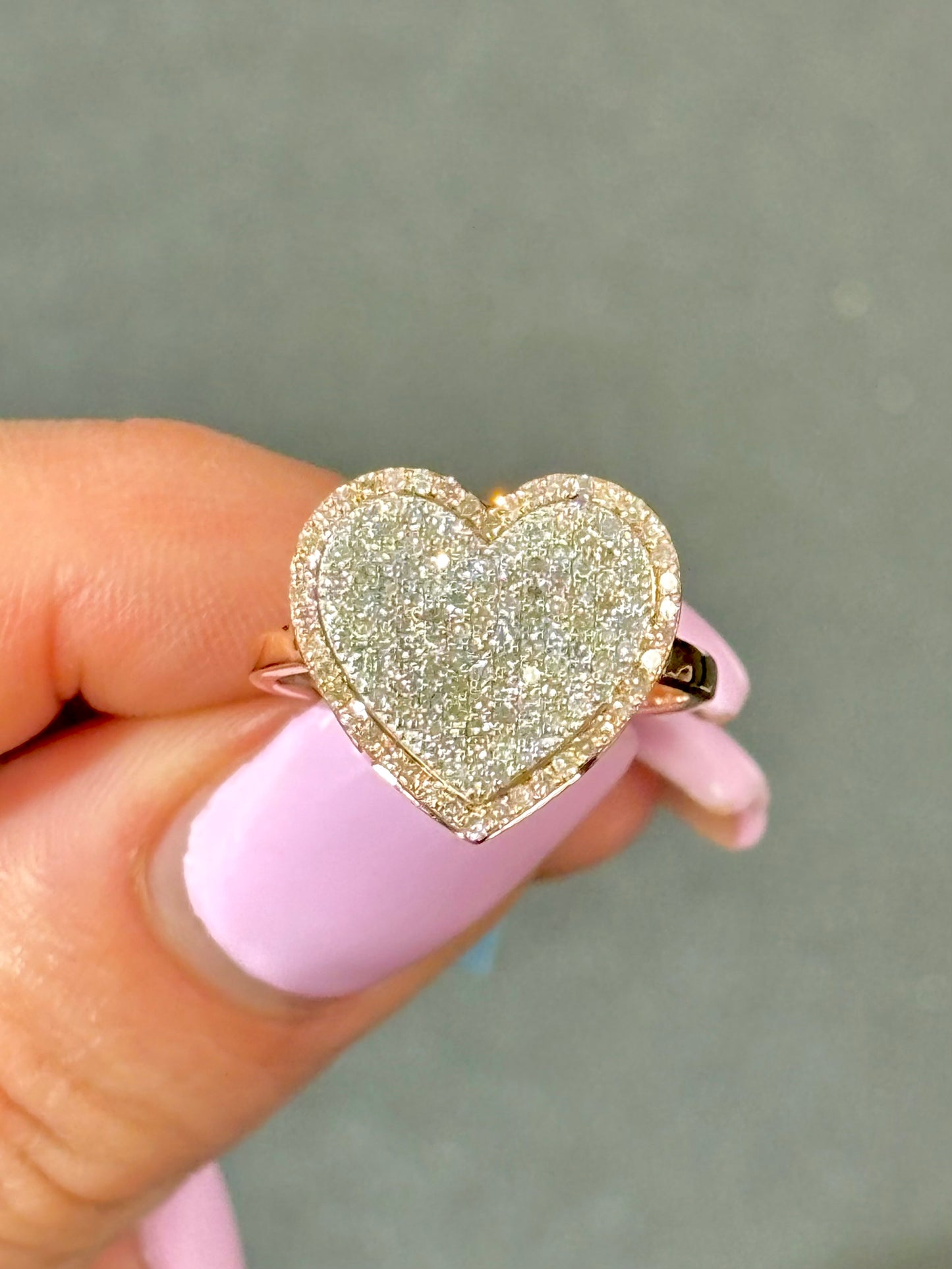 14K Corazon Heart Ring