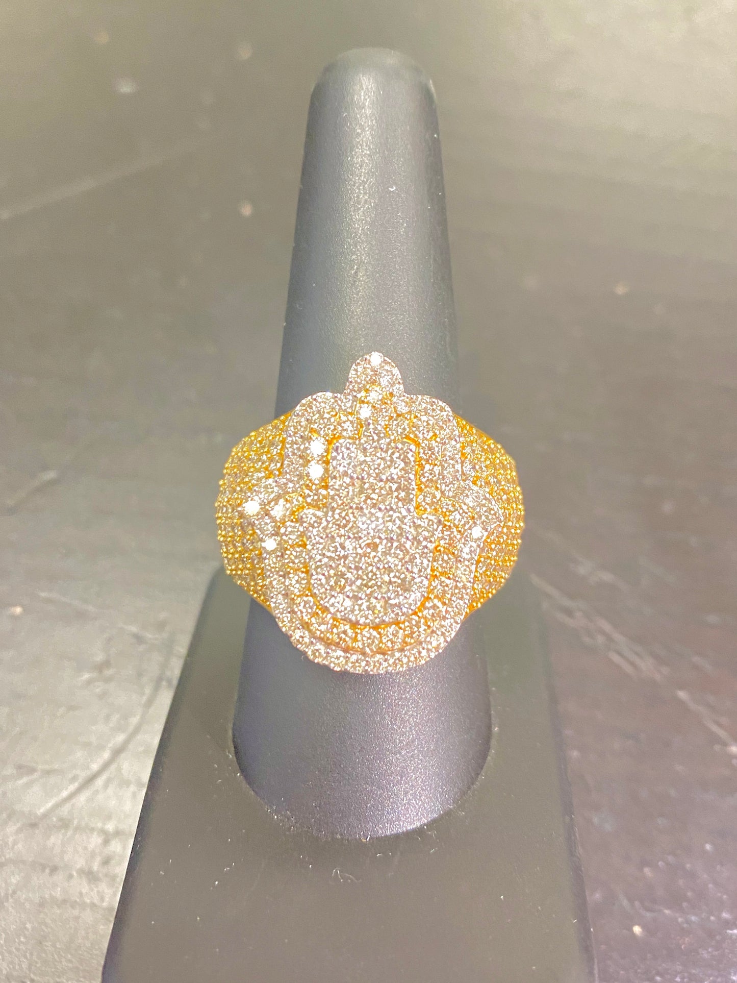 14K Hamsa Ring