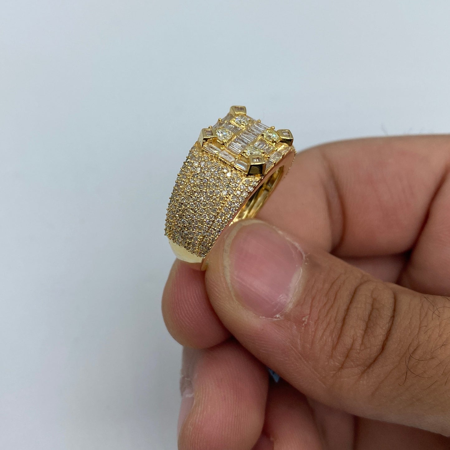 14K Sahara Diamond Baguette Ring 2.6ct