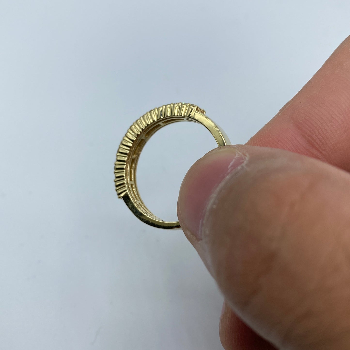 14K Iced-Out Diamond Band 1.2ct
