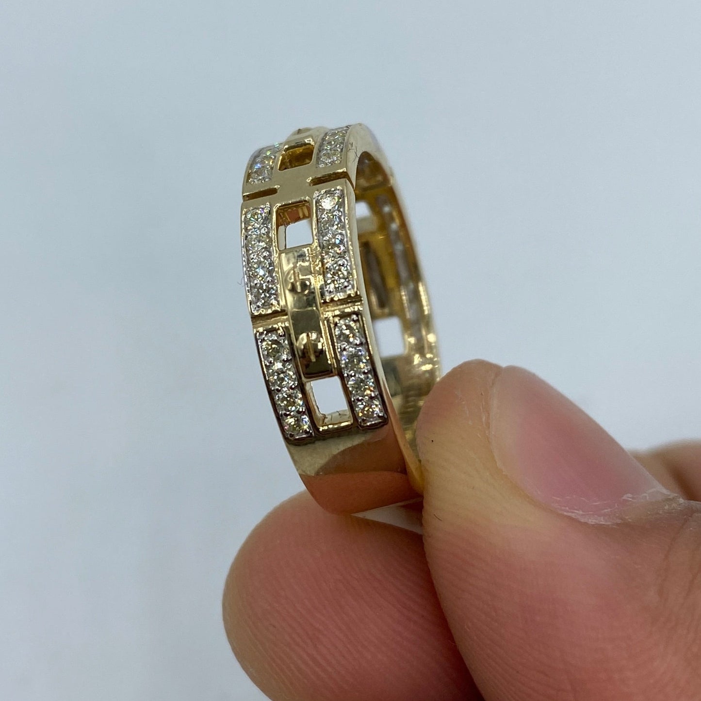 10K Anniversary Link Diamond Band