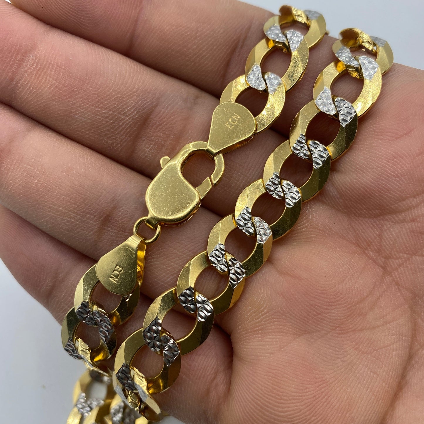 14K 11.2MM Cuban Link Chain 20-26"