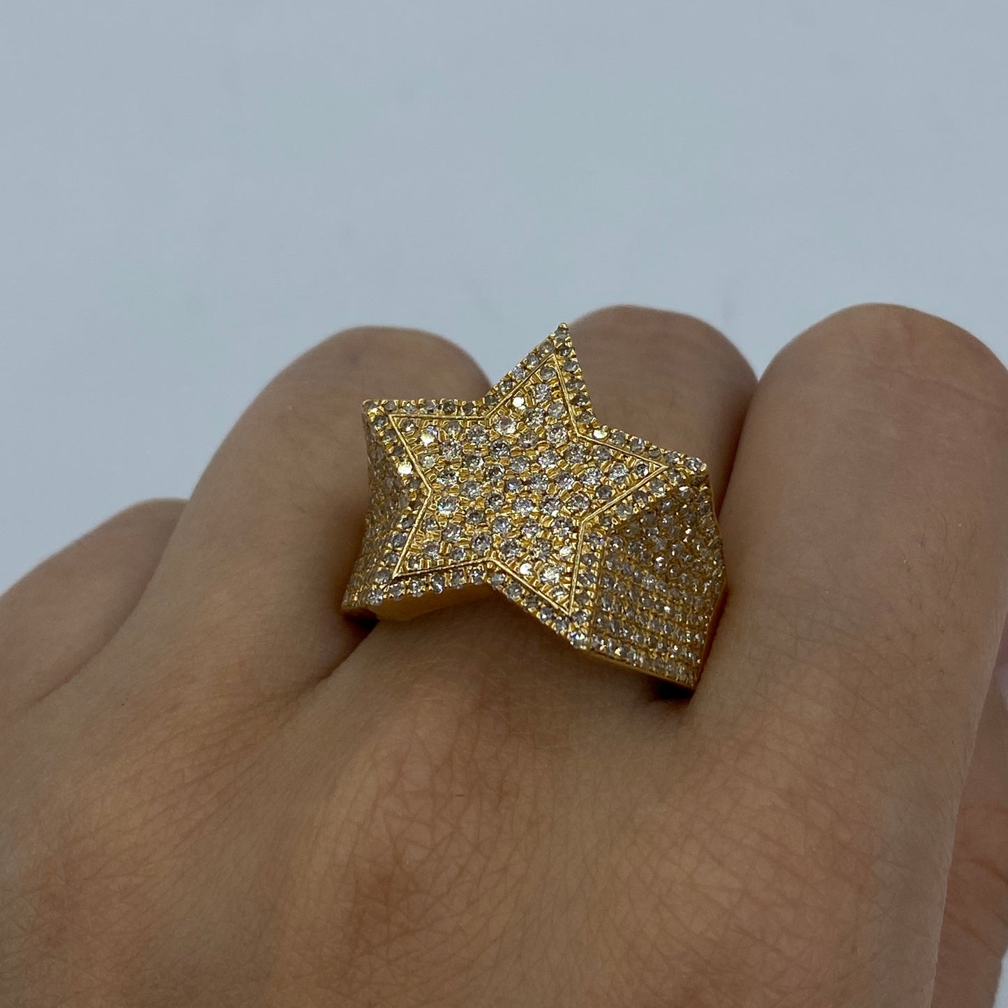 14K Rising Star Diamond Ring