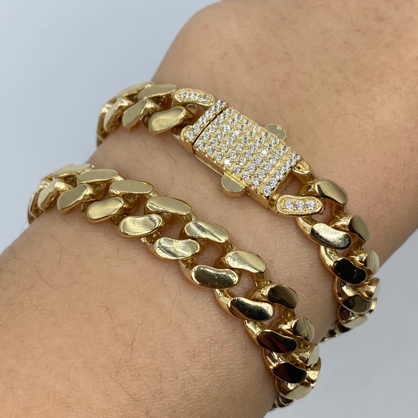 14K 8.5MM Cuban Link Bracelet 8"