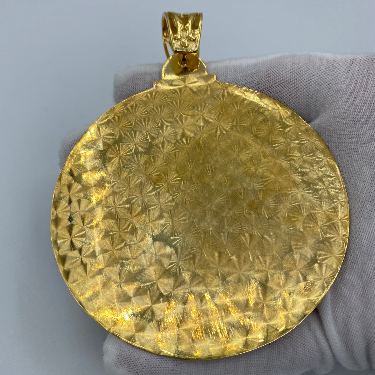10K Saint Barbara Pendant 4.5"