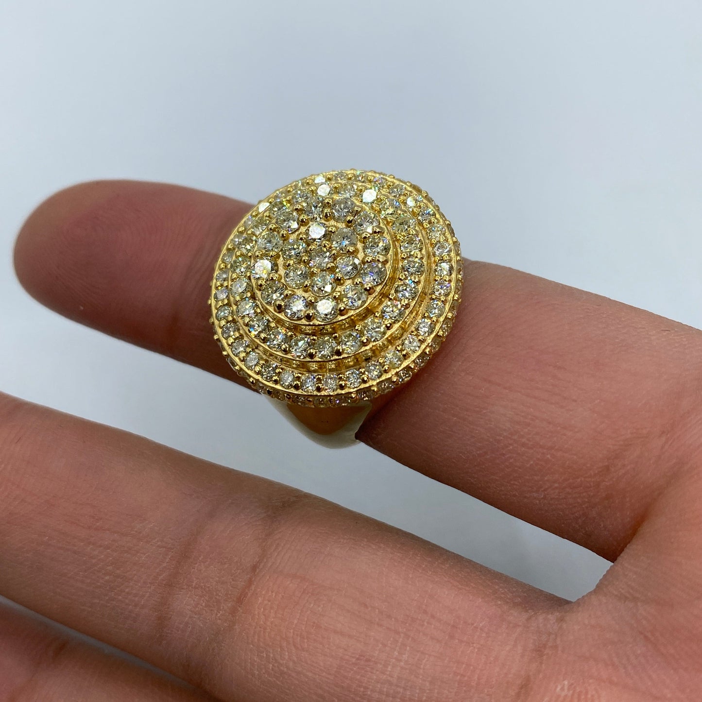 14K Circle Olympus Diamond Ring