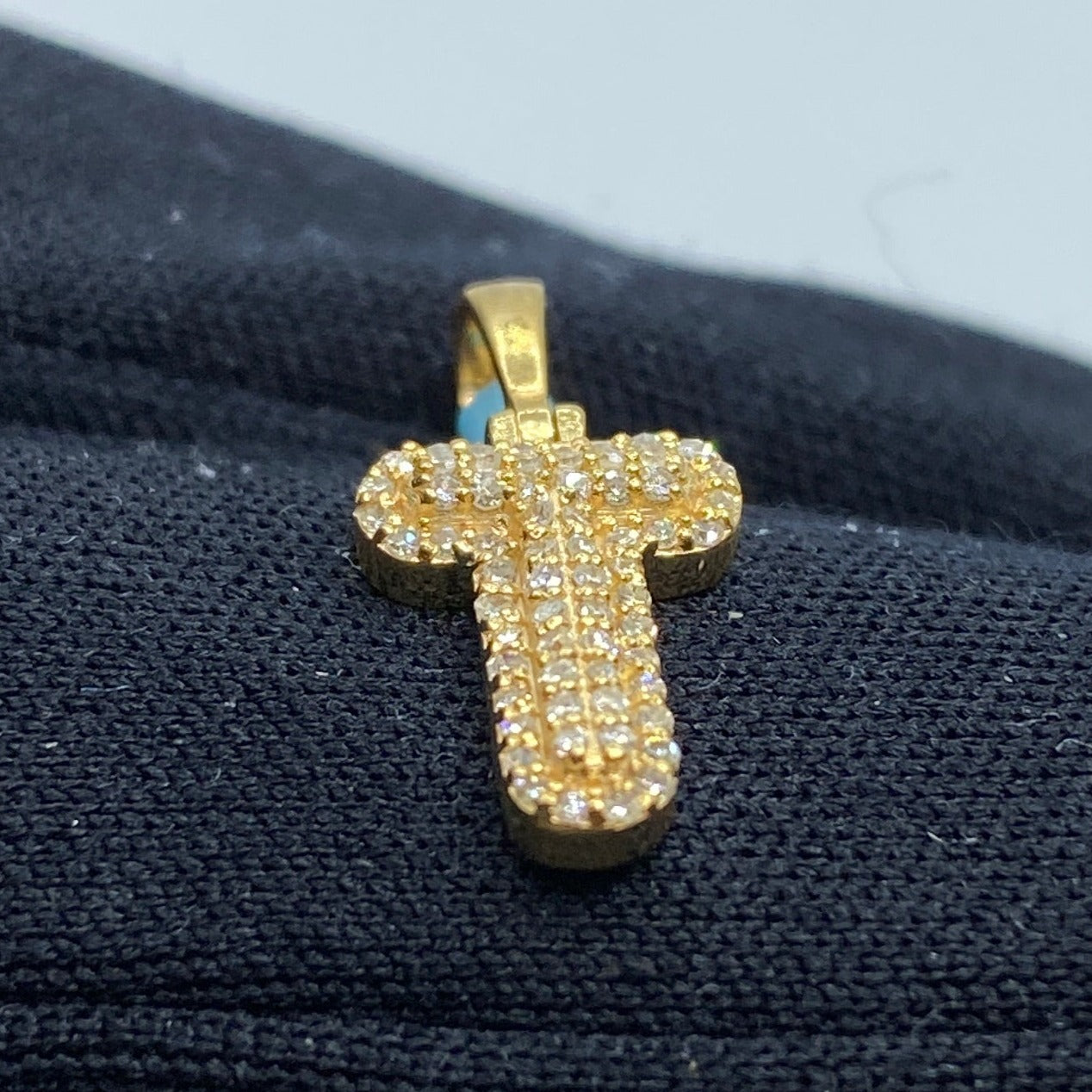 14k Initial T Bubble Pendant