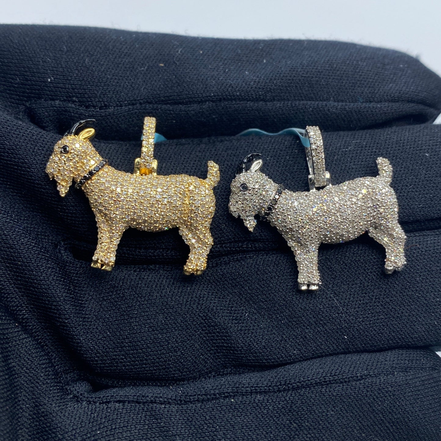 14K Goat Diamond Pendant