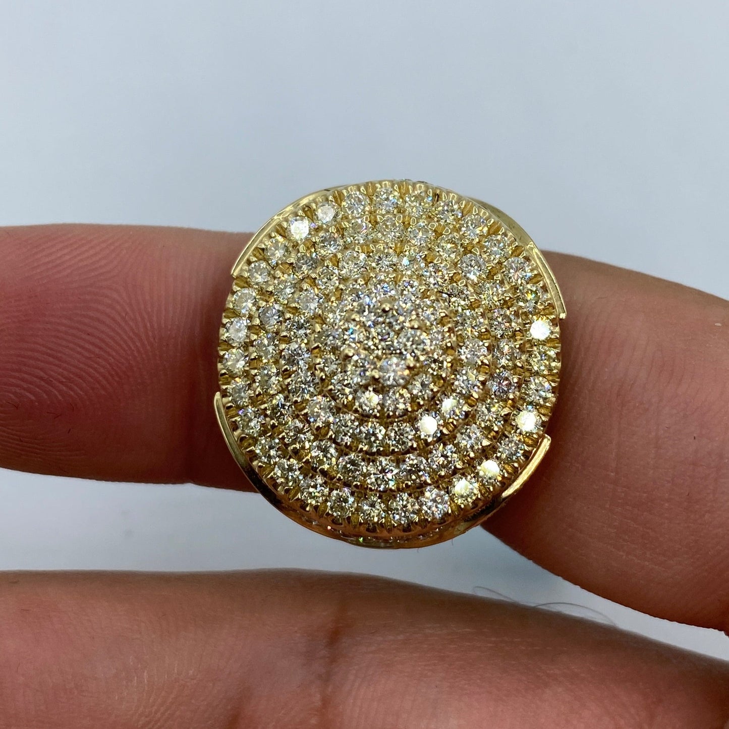 14K California Cake Diamond Ring