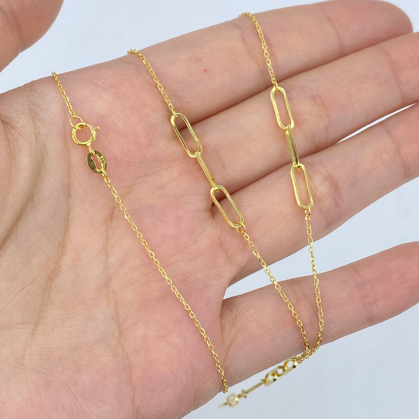 14K Park Ave Lariat Necklace 17"