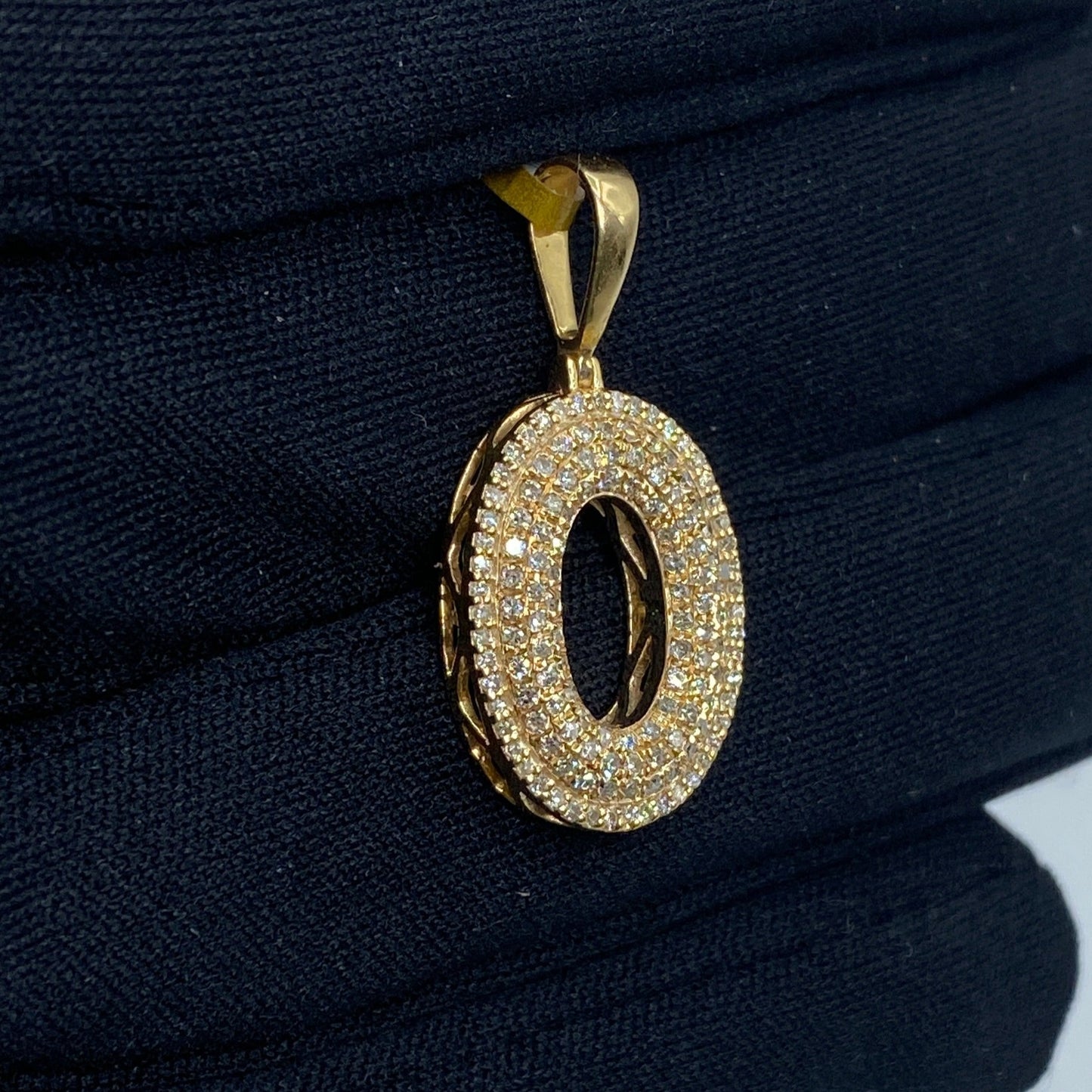 Initial O Bubble Pendant