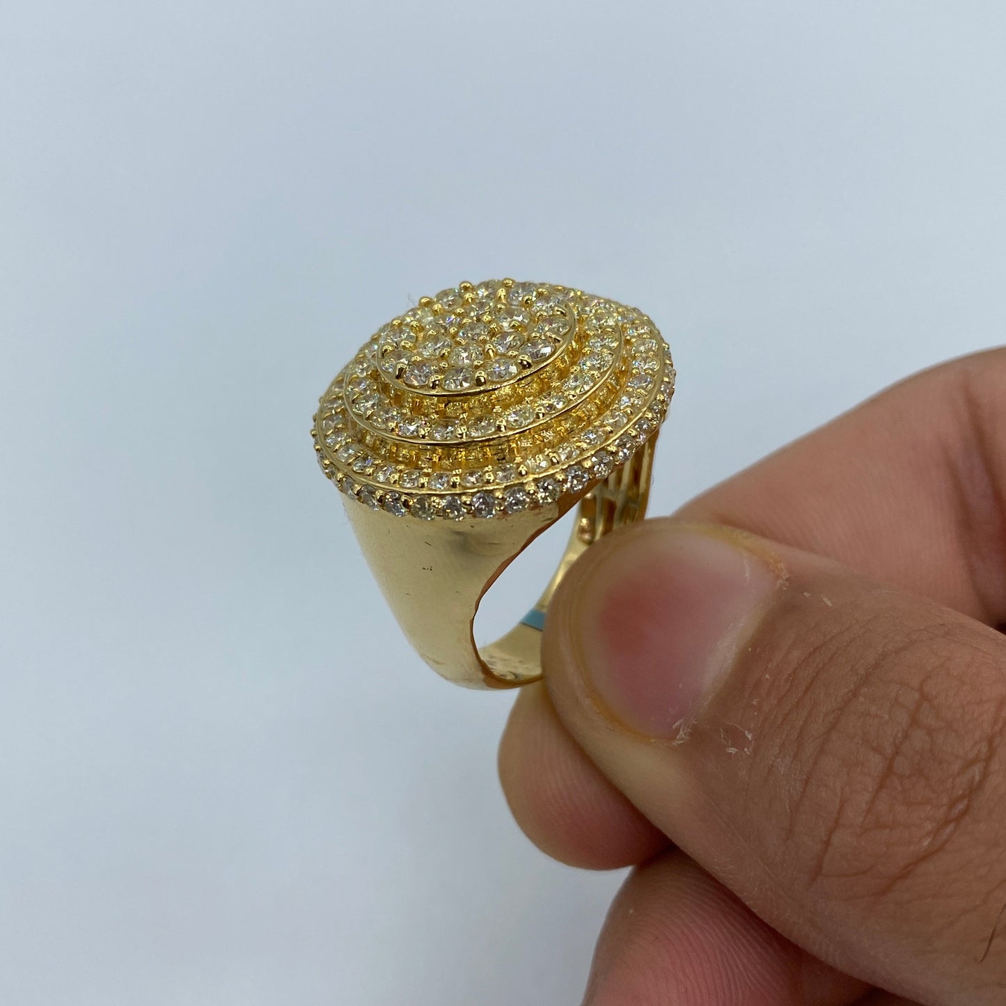 14K Circle Olympus Diamond Ring