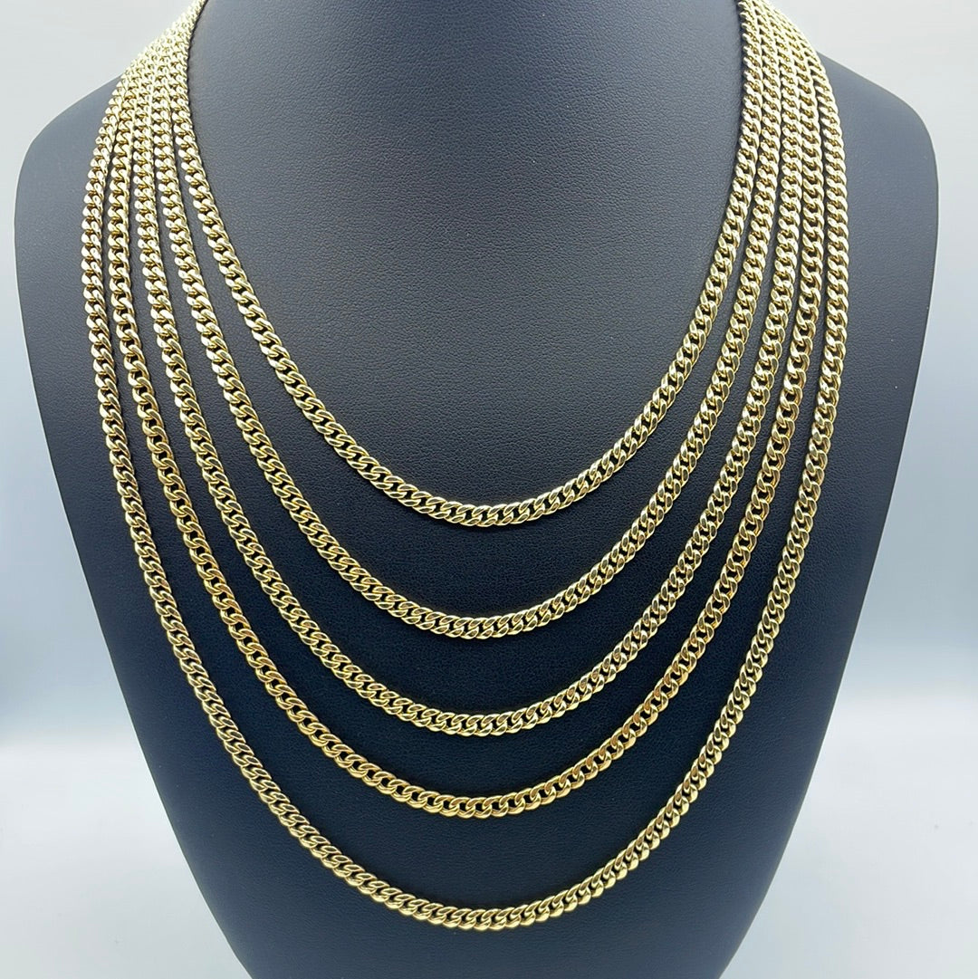 14K Gold 5MM Miami Cuban Link Chain 18-26” – Jason's Jewelry Creations