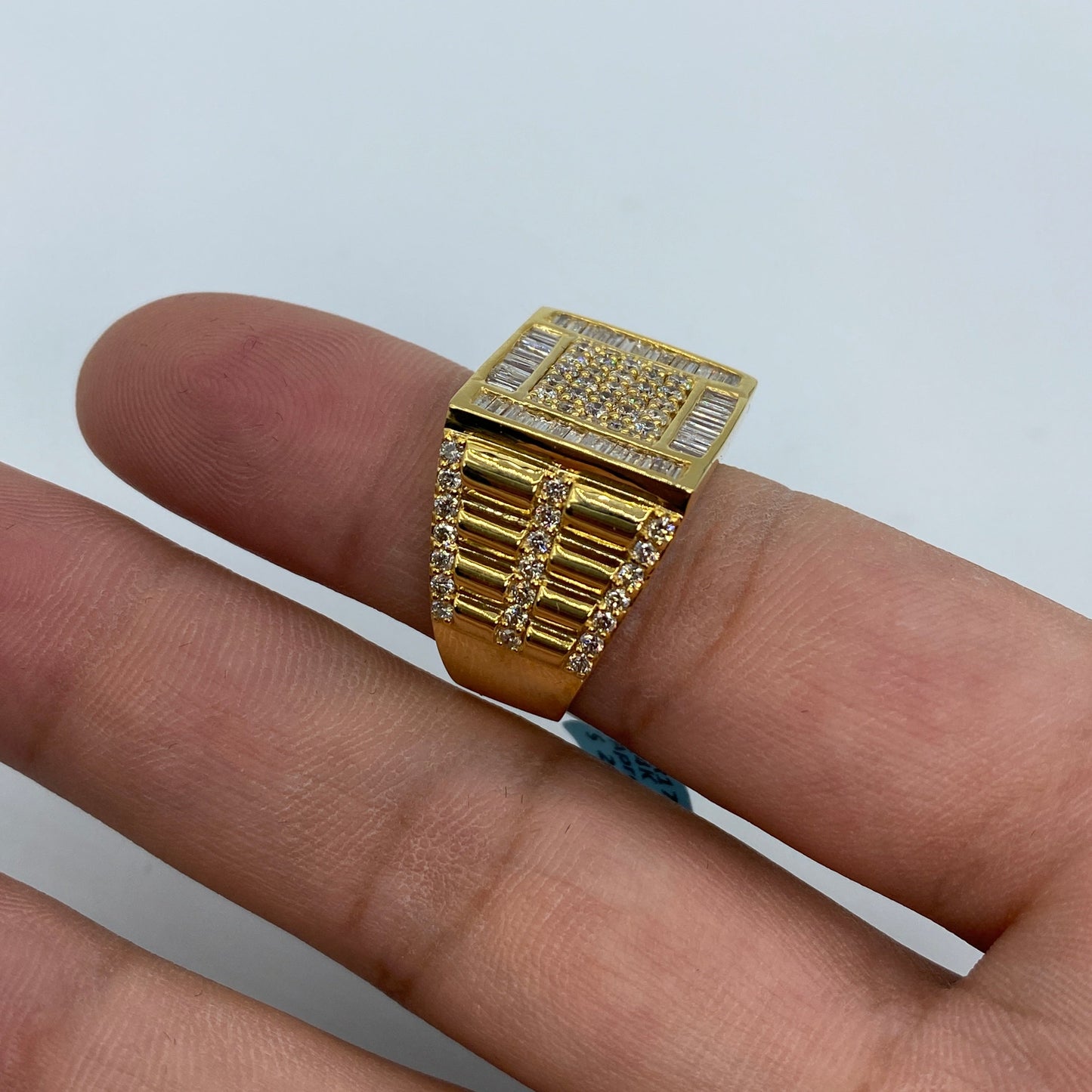 14K MVP Diamond Baguette Ring