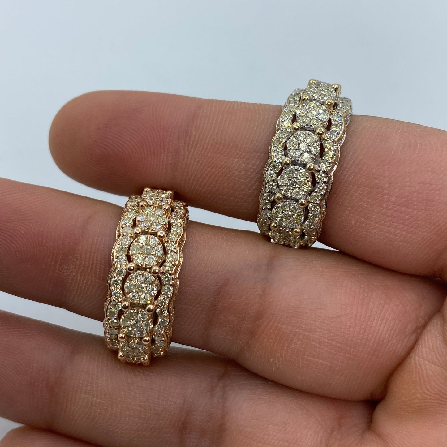 10K Eternity Diamond Ring