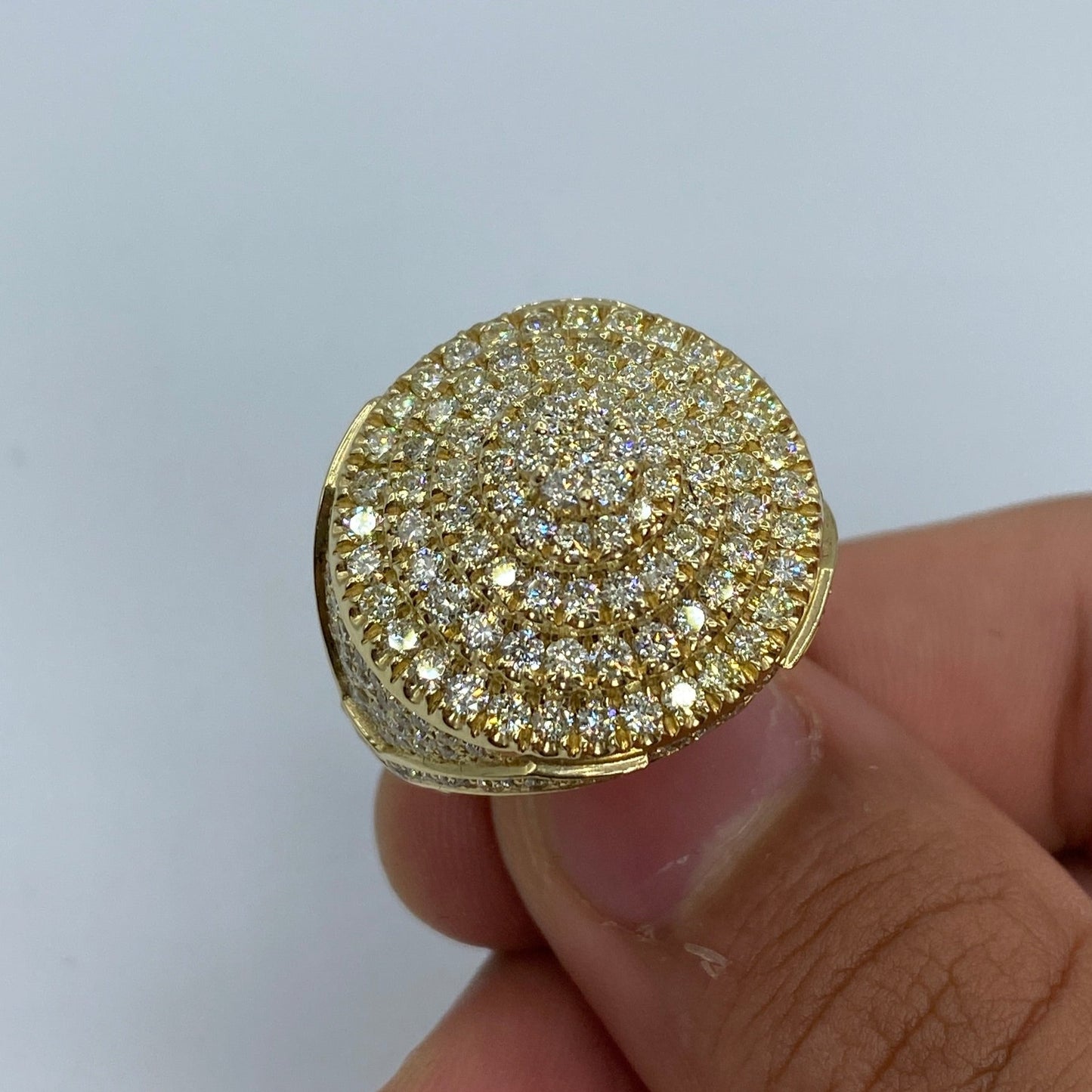 14K California Cake Diamond Ring