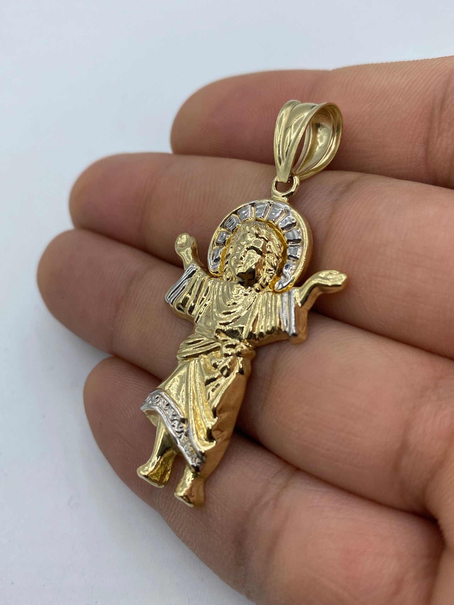 14K Baby Jesus Pendant