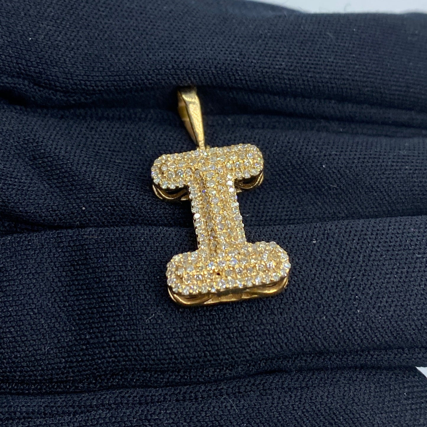 Initial I Bubble Pendant