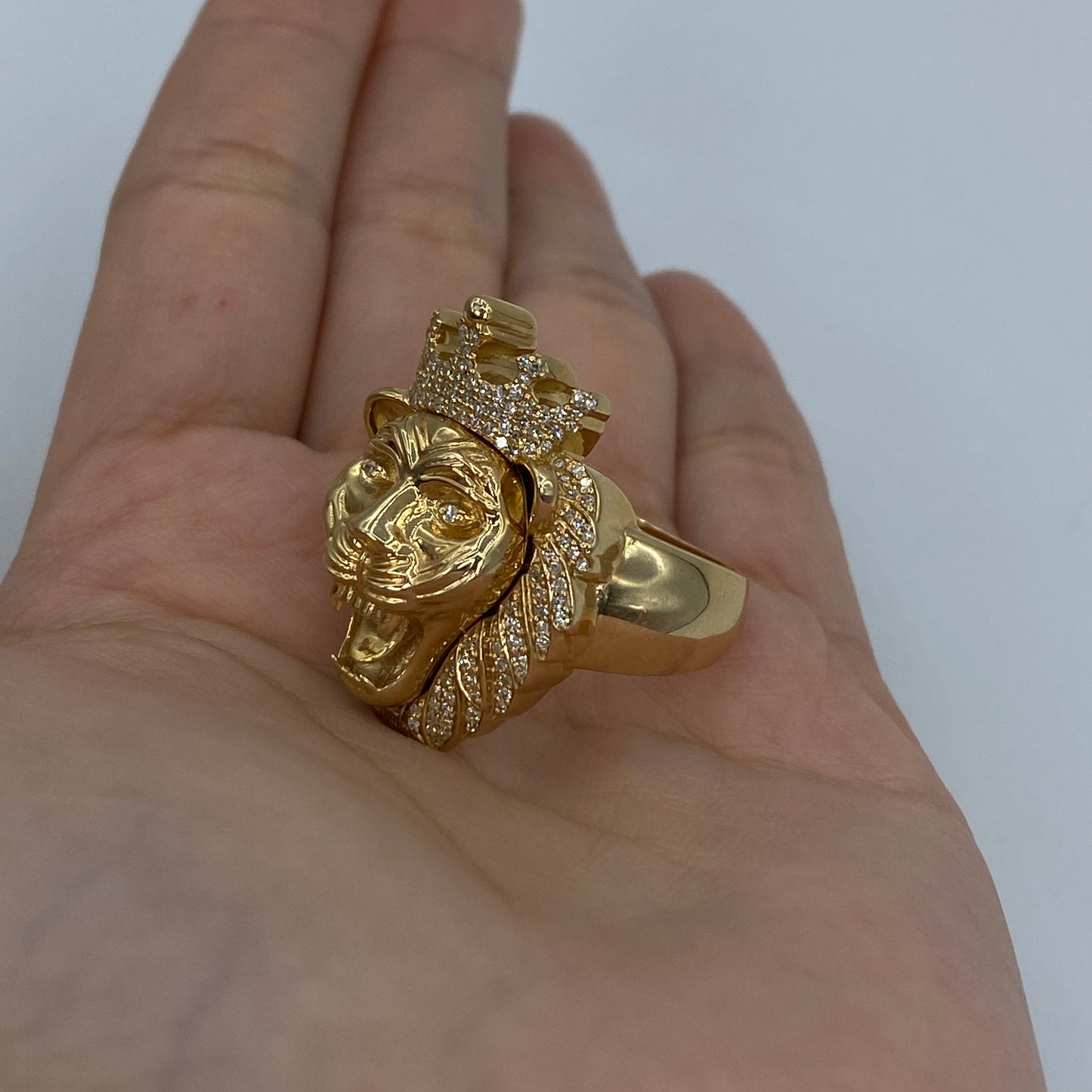 14K King of the Jungle Diamond Ring