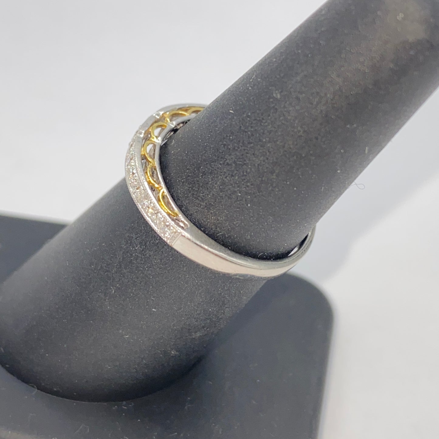 Platinum Verona Diamond Band Ring