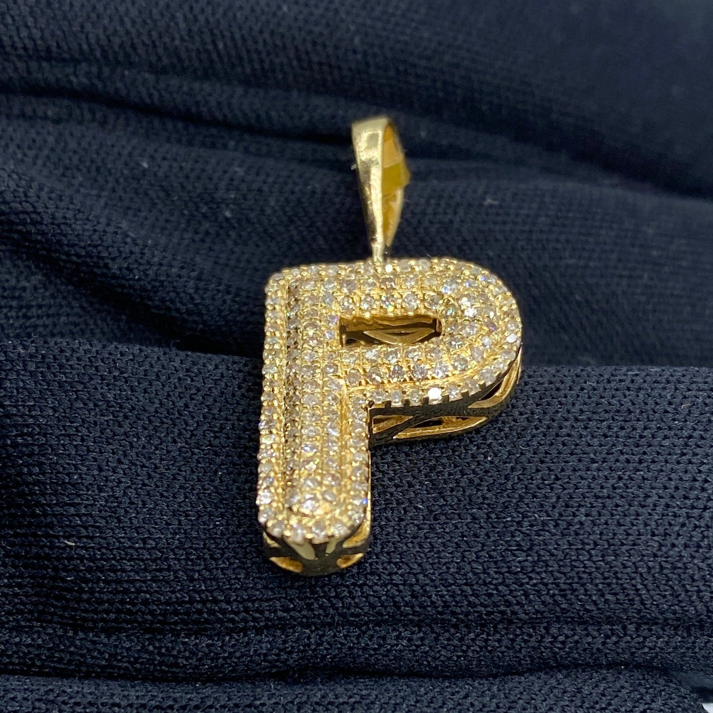 Initial P Bubble Pendant