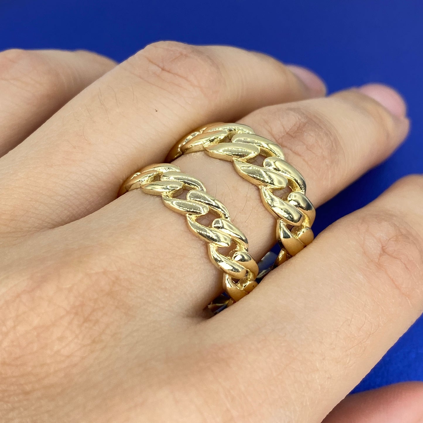 10K Cuban Link Ring