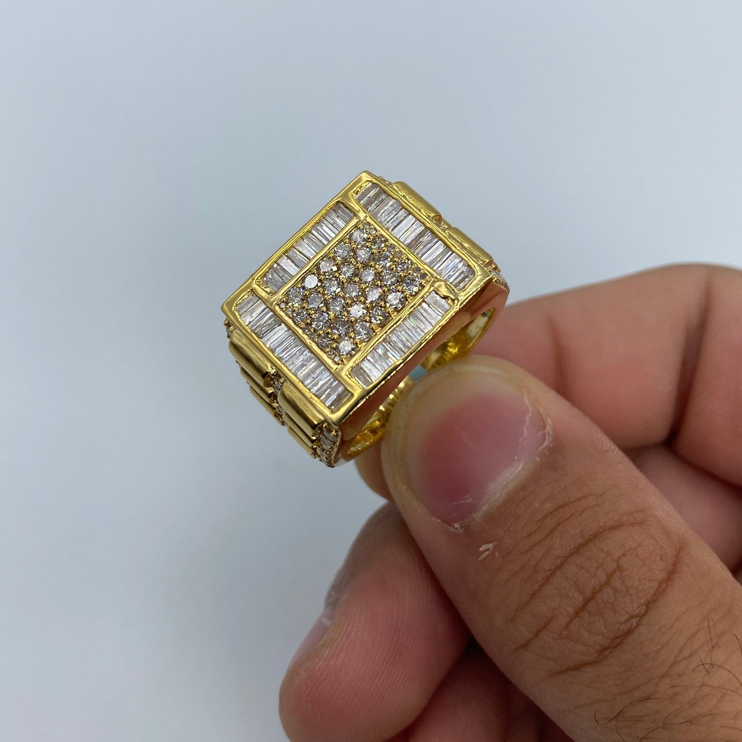 14K MVP Diamond Baguette Ring