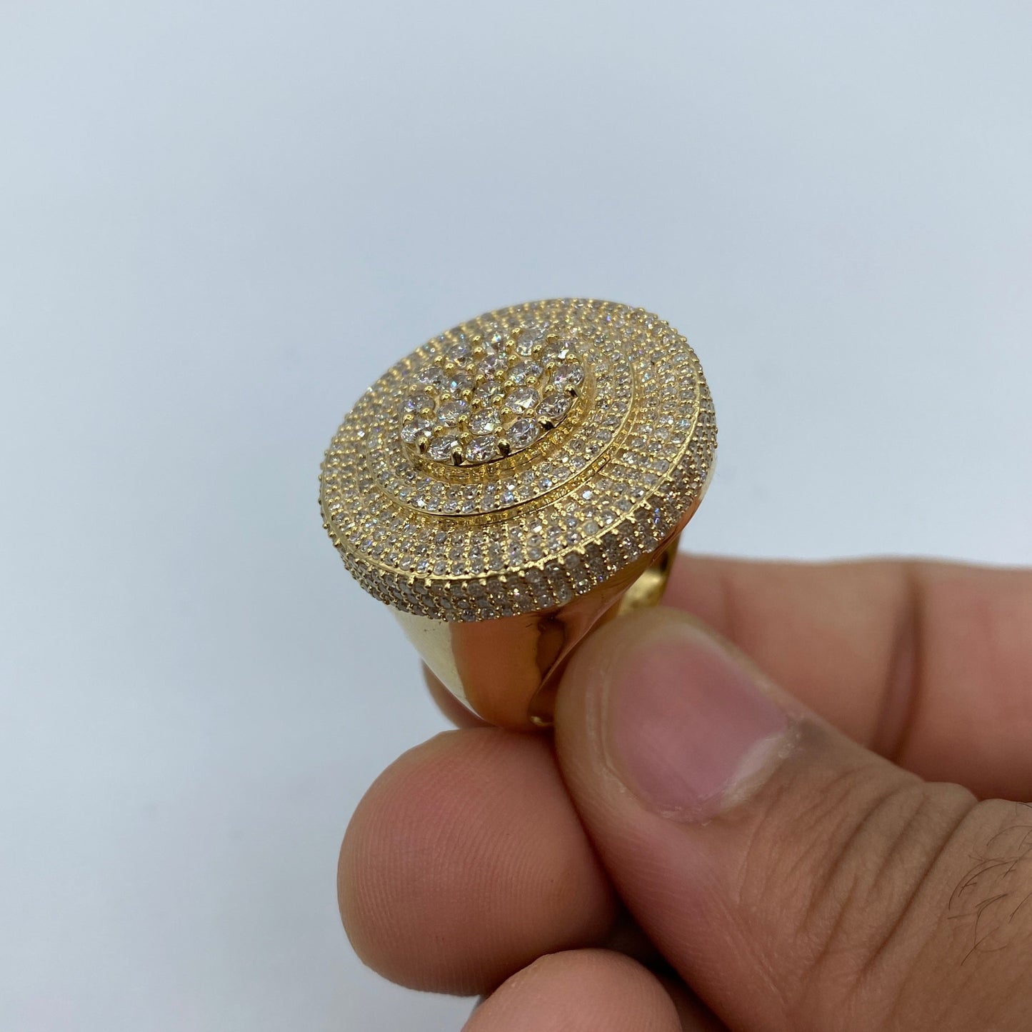 10K Circle Olympus Diamond Ring