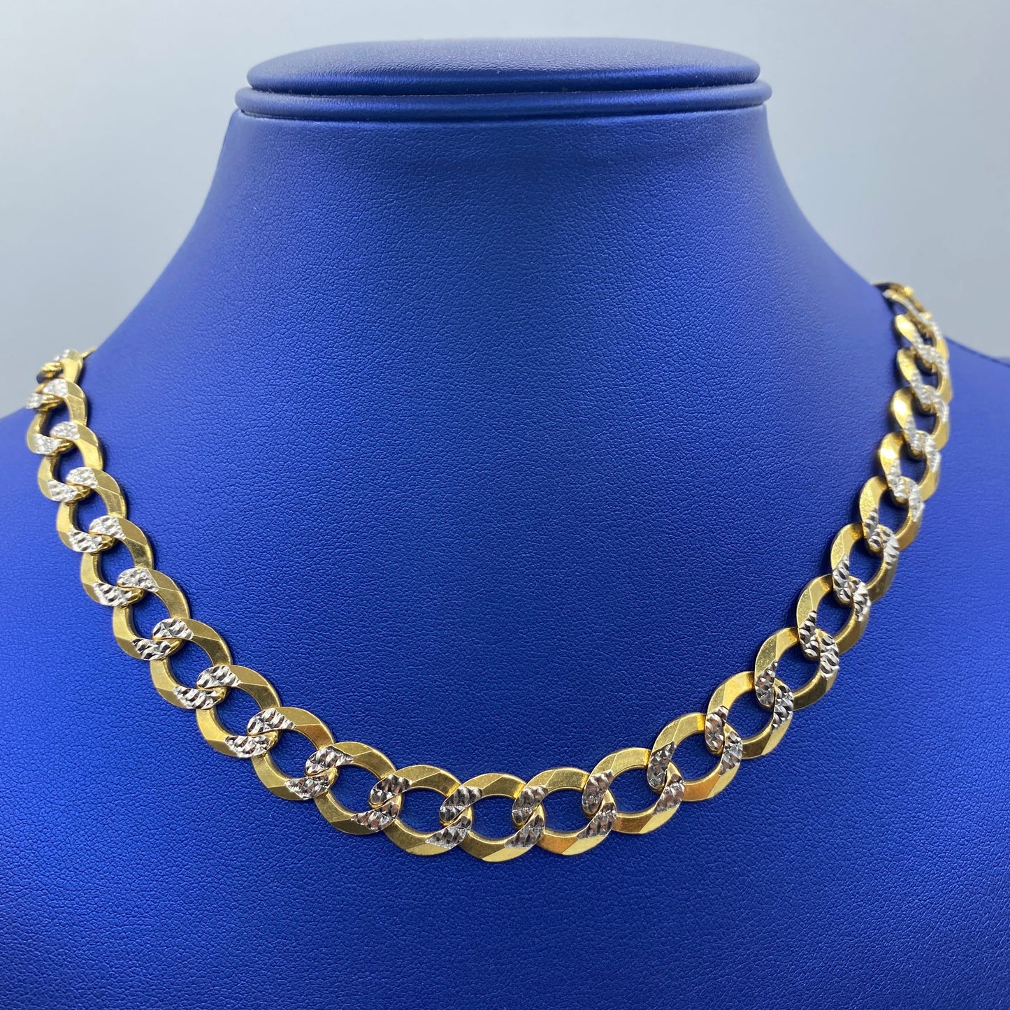 14K 11.2MM Cuban Link Chain 20-26"