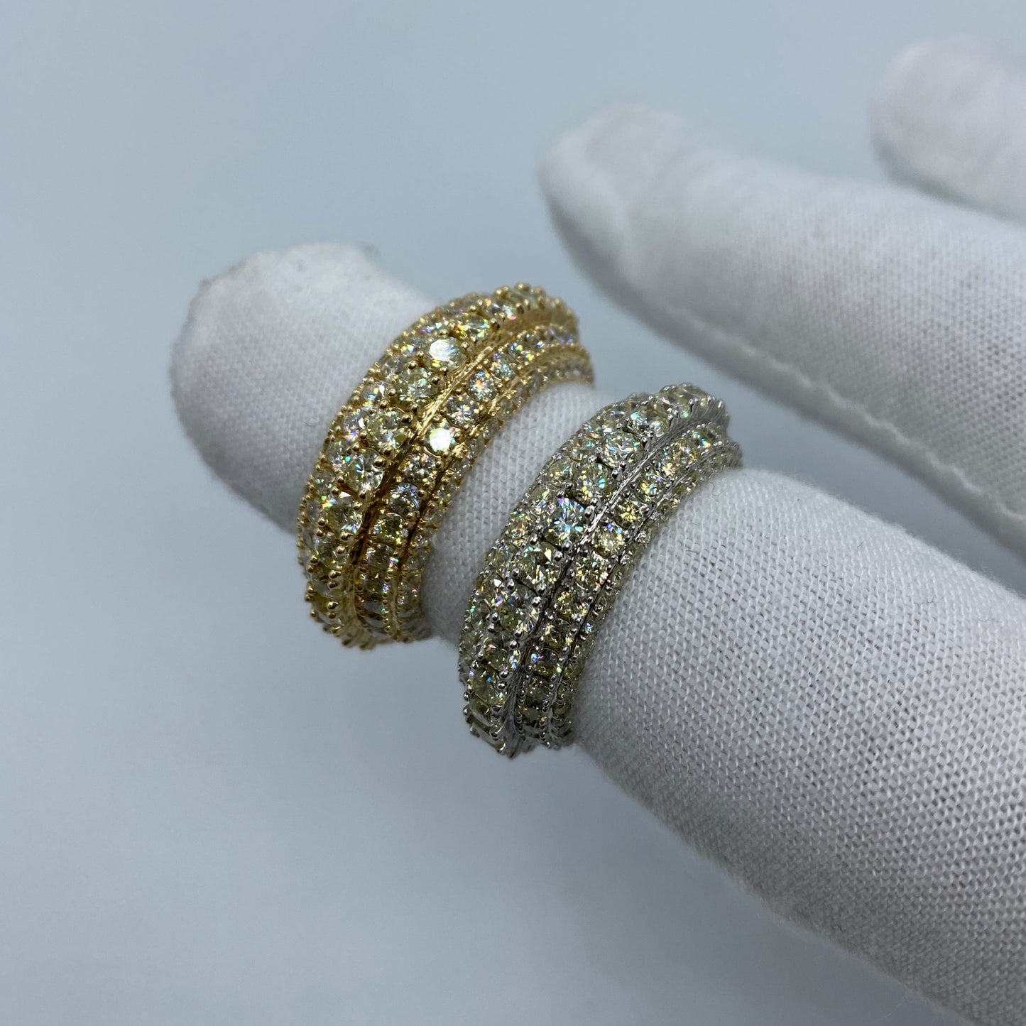 14K Eternity 3-Tier Diamond Ring