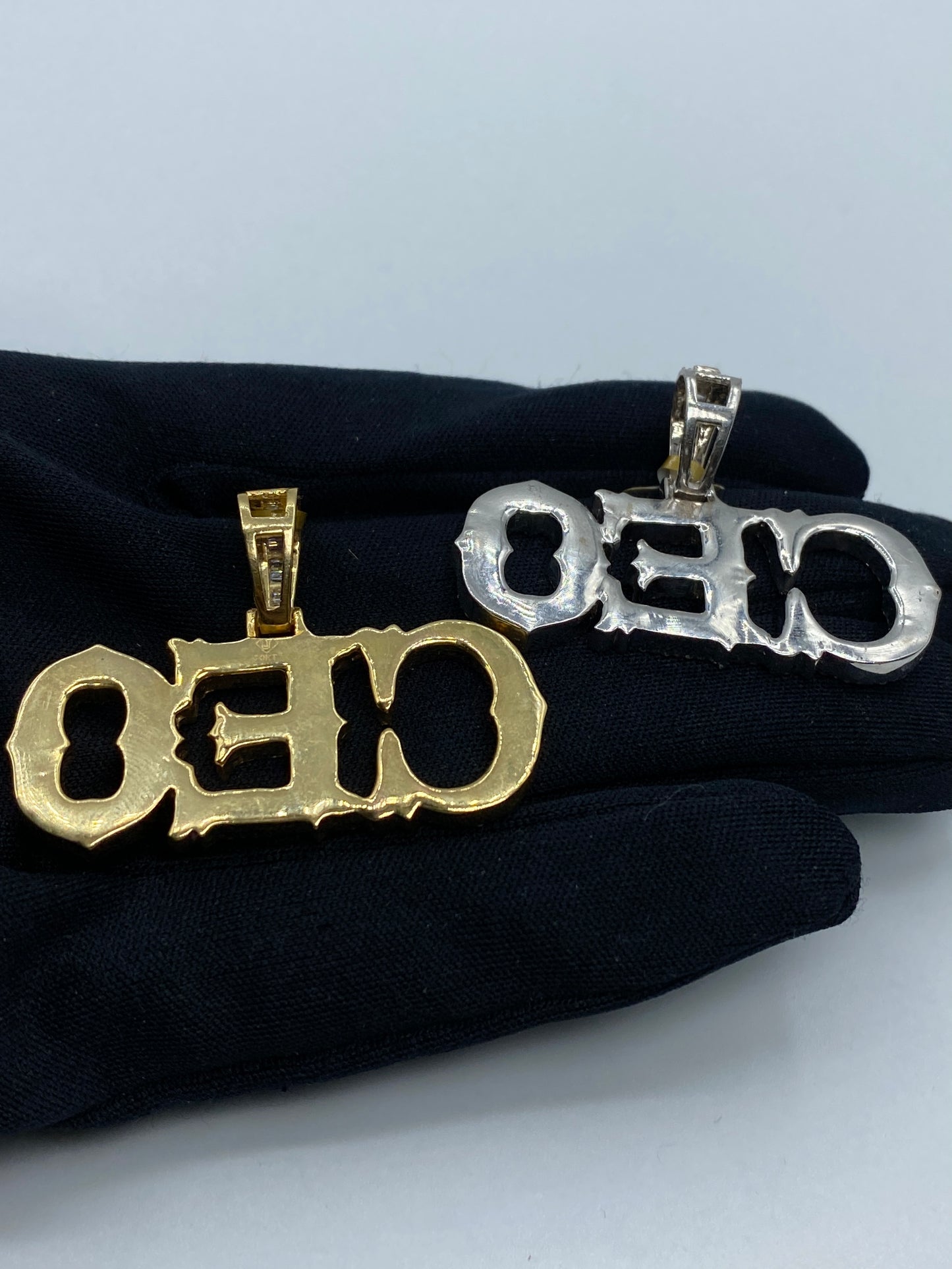 CEO Name Baguette Pendant