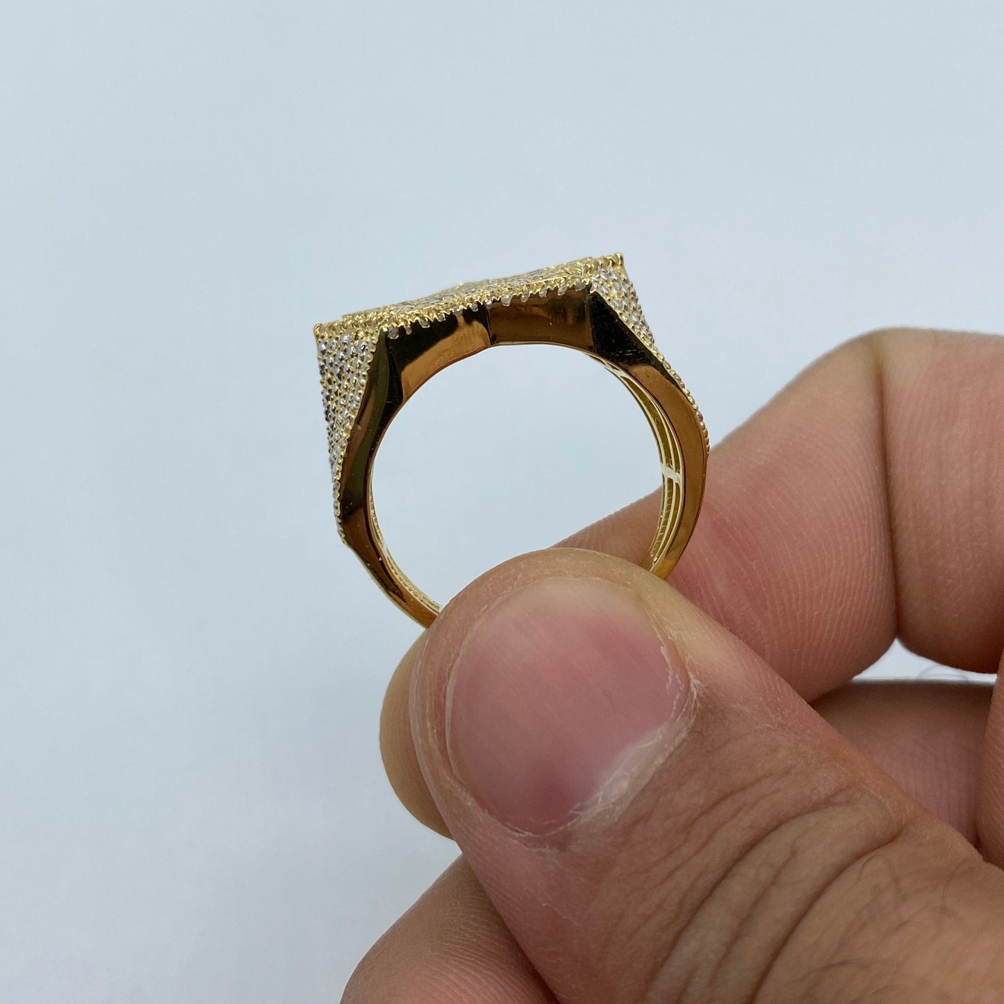 10K Rising Star Diamond Ring